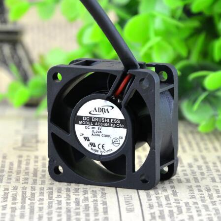 Original ADDA AD0405HB-C50 Cooling Fan 5V 0.29A 1.45W 2wires AD0405HB-C50 Fans